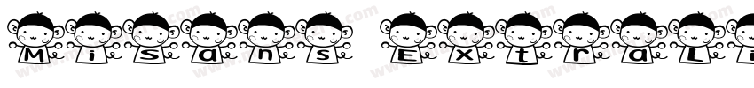 MiSans ExtraLight 超亮体字体转换